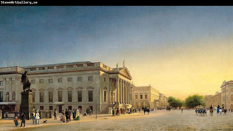 Eduard Gaertner Berlin, Opernhaus und Unter den Linden